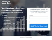 Tablet Screenshot of innovativemarketing.net